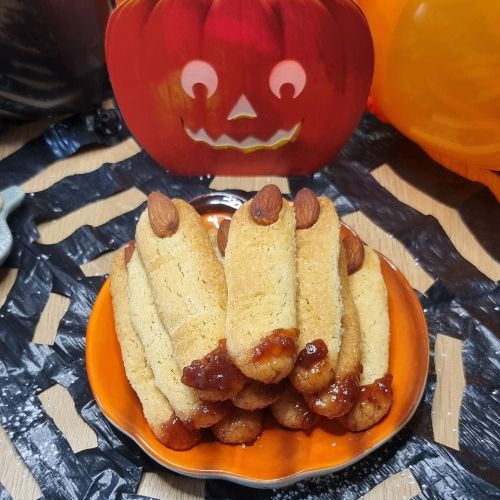 Spooky Air Fryer Halloween Finger Cakes