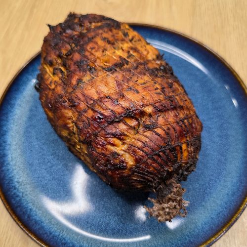 Putenschinken aus der Fritteuse