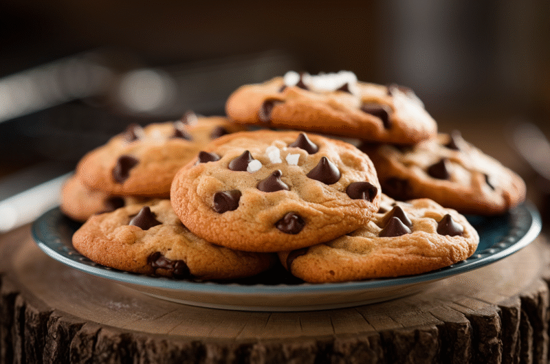 Cookies com Pepitas de Chocolate na Airfryer